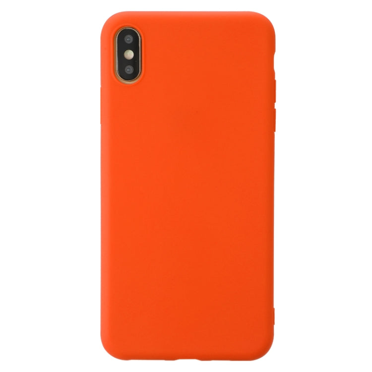 For iPhone XS Max Shockproof Frosted TPU Protective Case