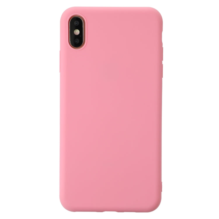 For iPhone XS Max Shockproof Frosted TPU Protective Case