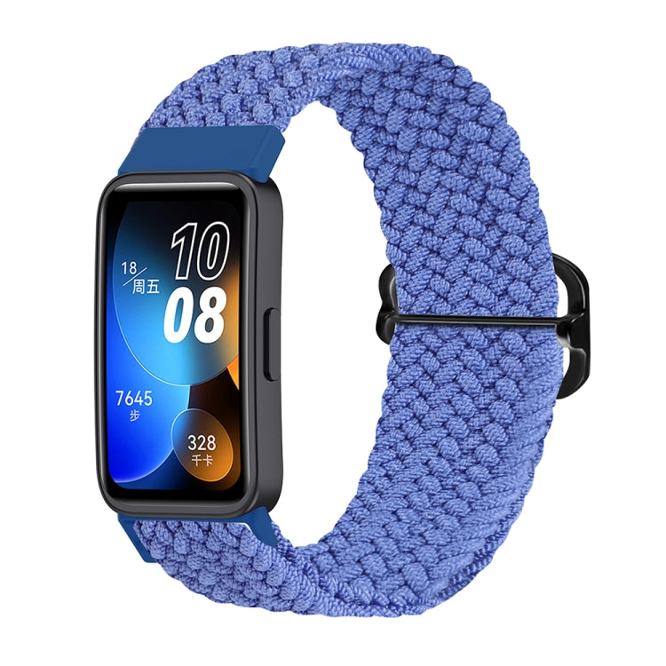 For Huawei Band 8 Nylon Braided Buckle Watch Band