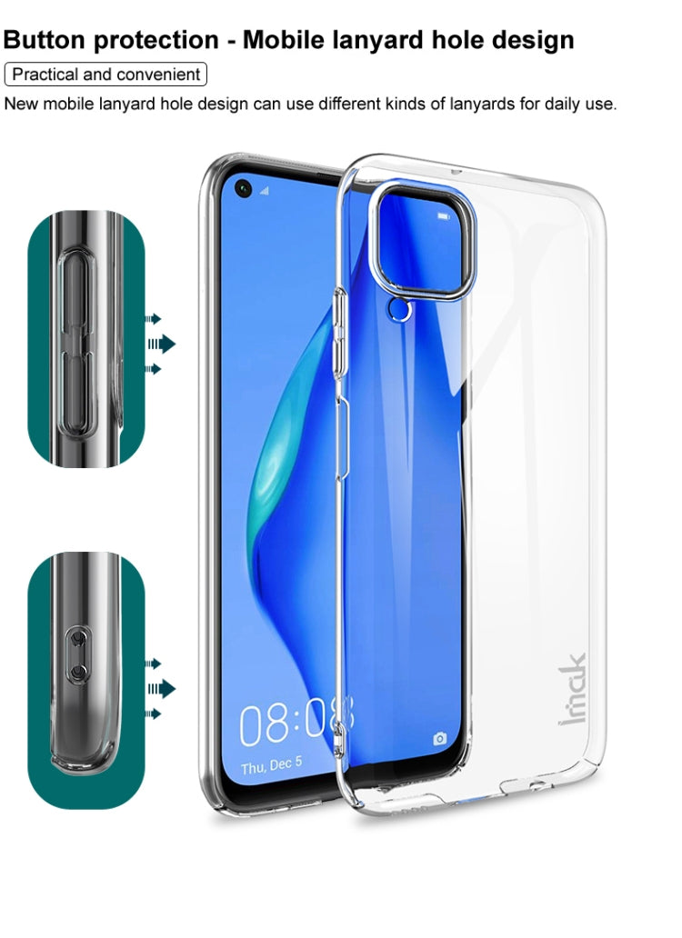 For Huawei Nova 6 SE IMAK Wing II Wear-resisting Crystal Protective Case