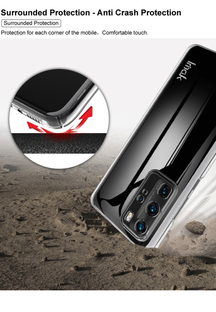 For Huawei P40 Pro IMAK Wing II Wear-resisting Crystal Protective Case