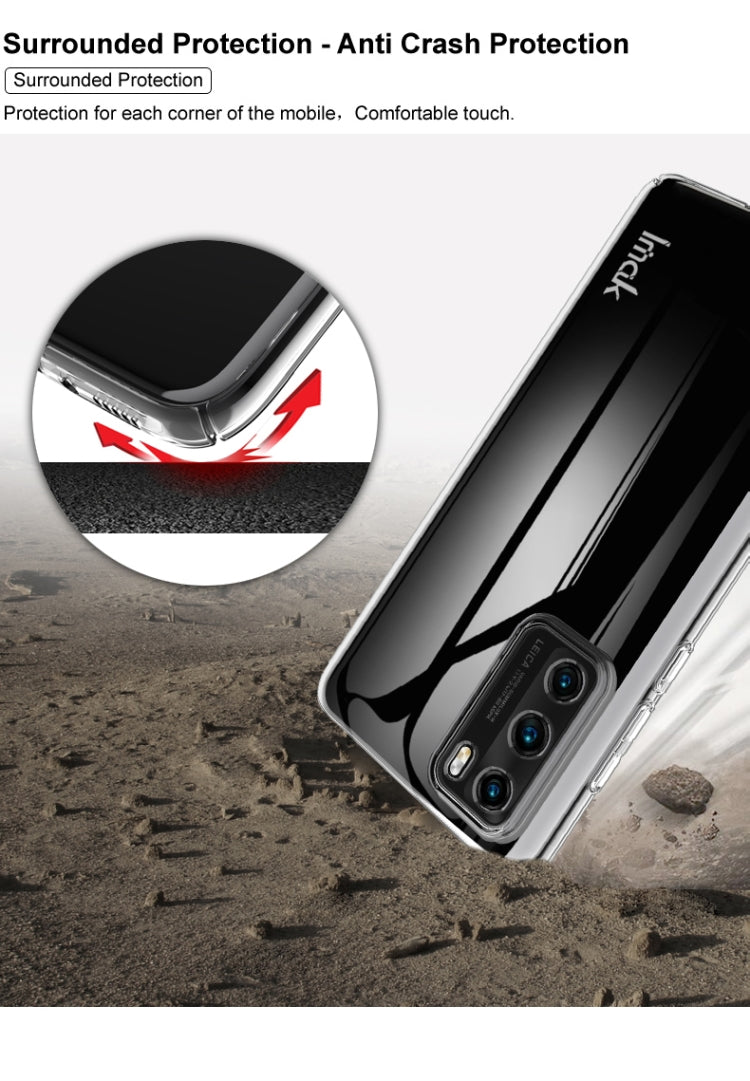 For Huawei P40 IMAK Wing II Wear-resisting Crystal Protective Case