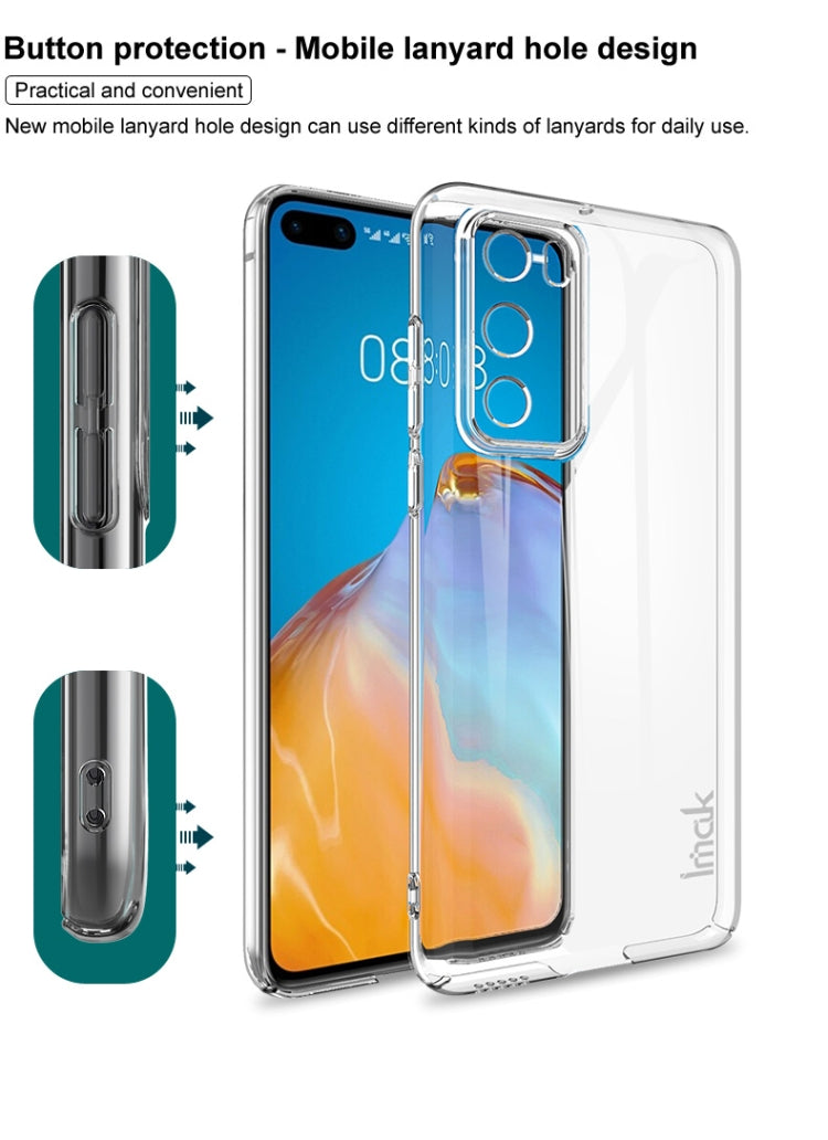 For Huawei P40 IMAK Wing II Wear-resisting Crystal Protective Case