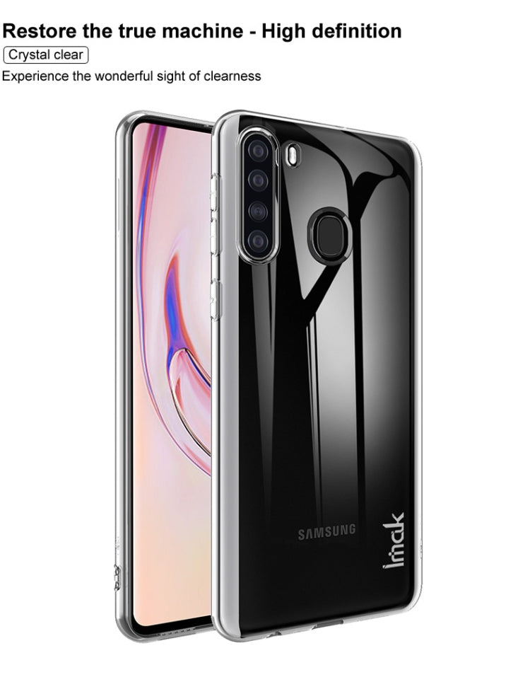 For Samsung Galaxy A21 IMAK Wing II Wear-resisting Crystal Protective Case
