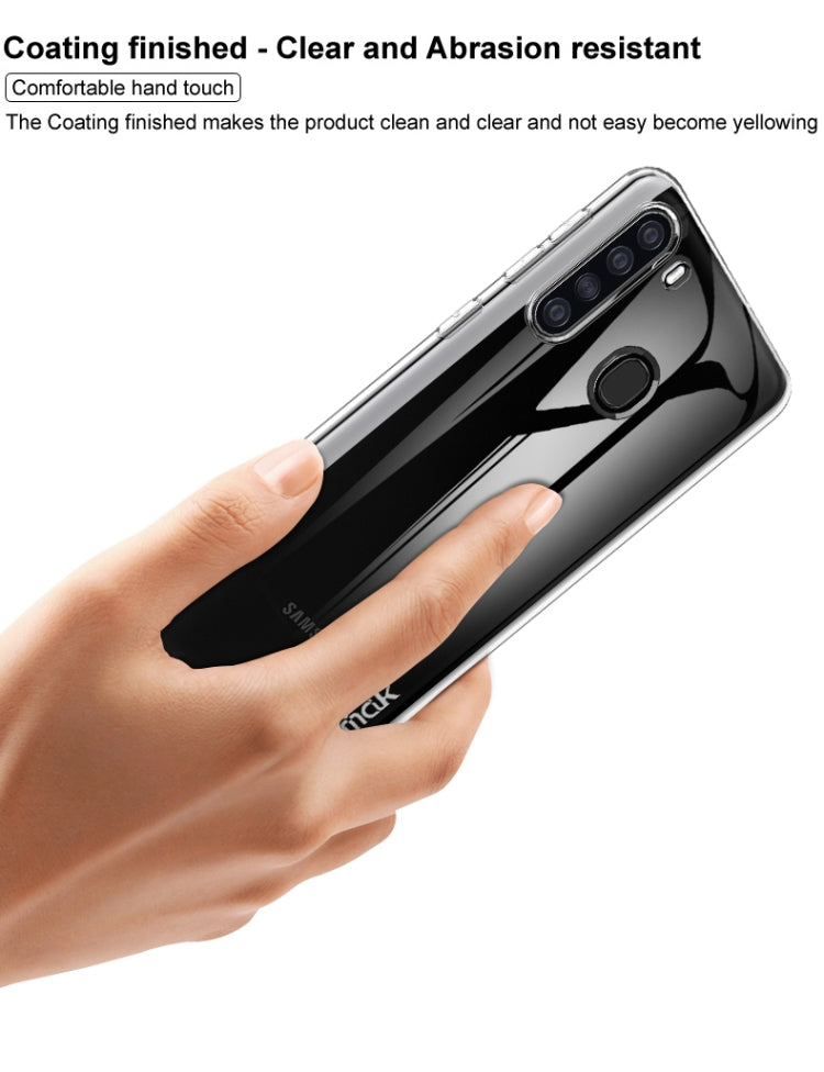For Samsung Galaxy A21 IMAK Wing II Wear-resisting Crystal Protective Case