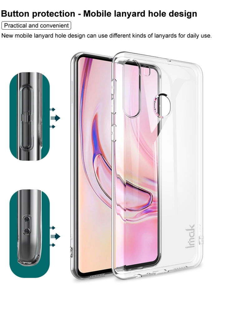 For Samsung Galaxy A21 IMAK Wing II Wear-resisting Crystal Protective Case