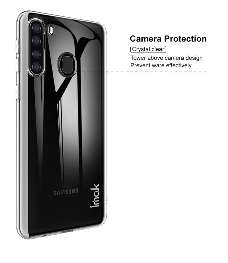 For Samsung Galaxy A21 IMAK Wing II Wear-resisting Crystal Protective Case