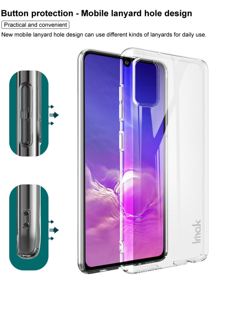 For Samsung Galaxy A41 IMAK Wing II Wear-resisting Crystal Protective Case