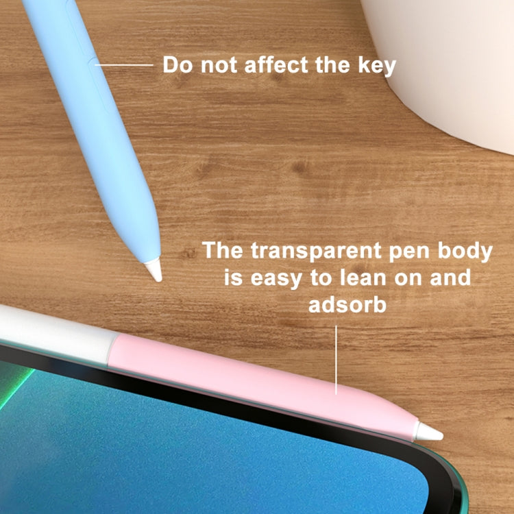 For Xiaomi Stylus Pen 2 Jelly Style Translucent Silicone Protective Pen Case