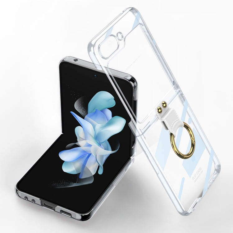 For Samsung Galaxy Z Flip5 GKK Electroplating Phone Case with Ring