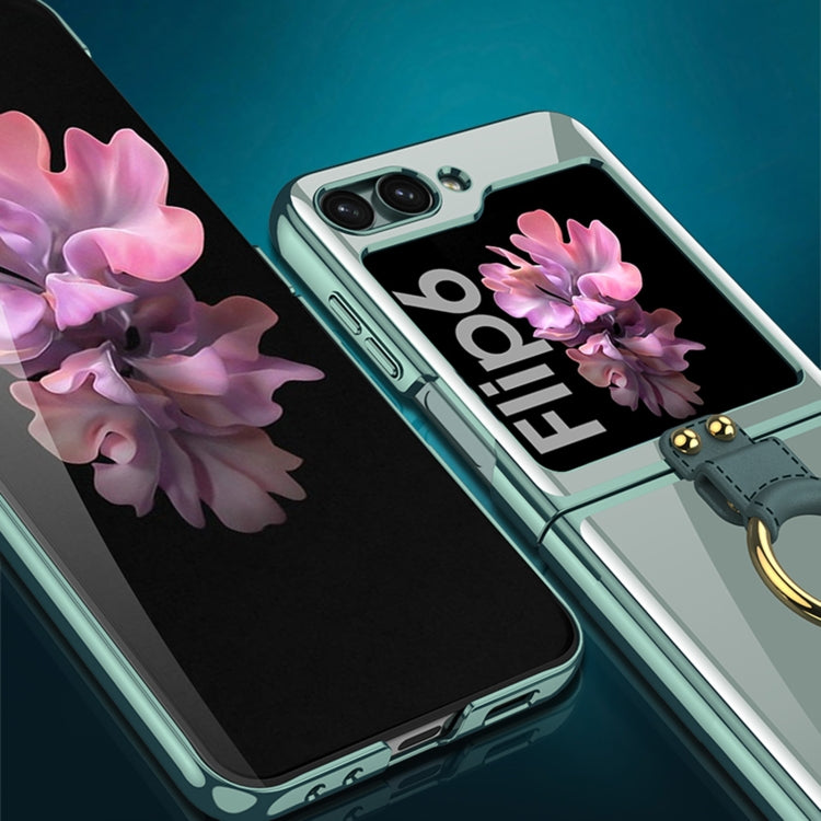 For Samsung Galaxy Z Flip6 / Flip7 FE GKK Electroplating Phone Case with Ring