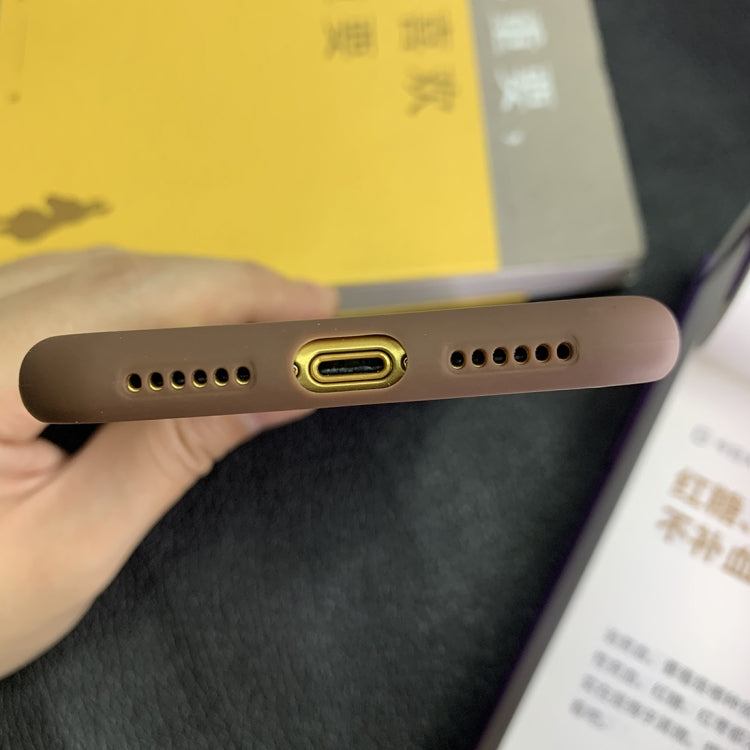 For iPhone 11 Shockproof Frosted TPU Transparent Protective Case