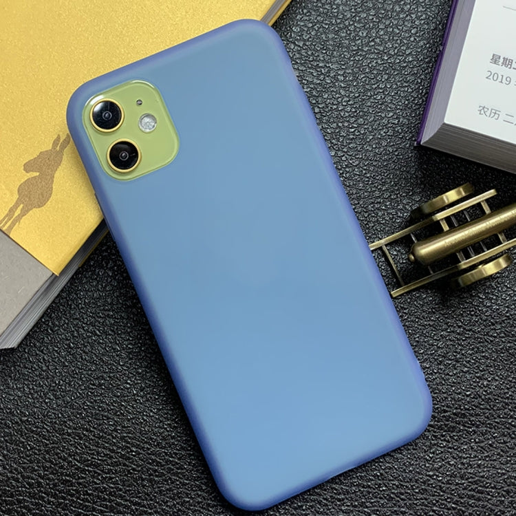 For iPhone 11 Shockproof Frosted TPU Transparent Protective Case