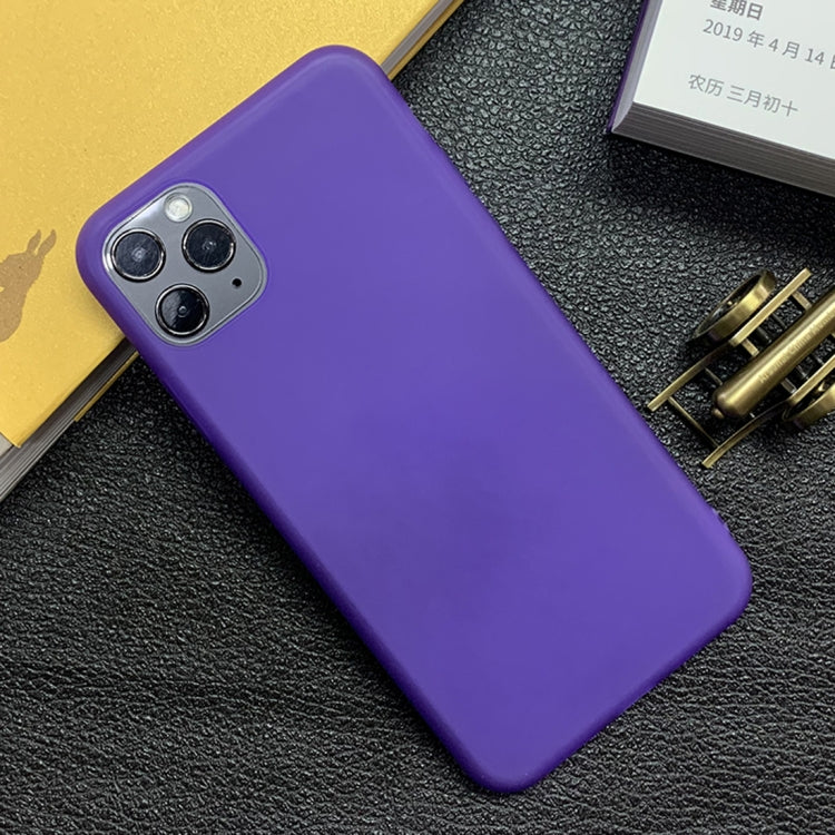 For iPhone 11 Pro Max Shockproof Frosted TPU Transparent Protective Case