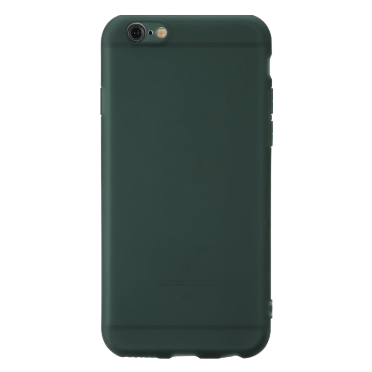 For iPhone 6 Shockproof Frosted TPU Transparent Protective Case