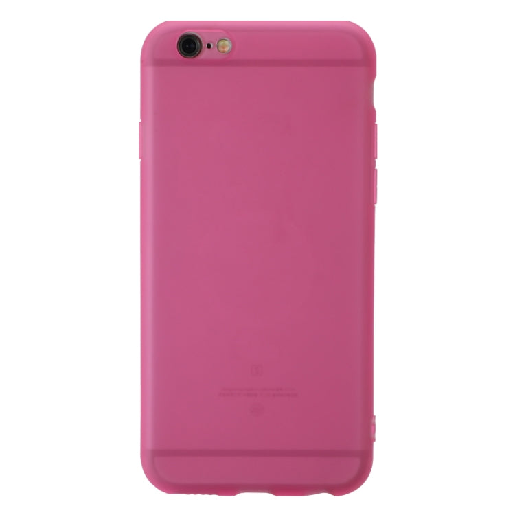 For iPhone 6 Shockproof Frosted TPU Transparent Protective Case