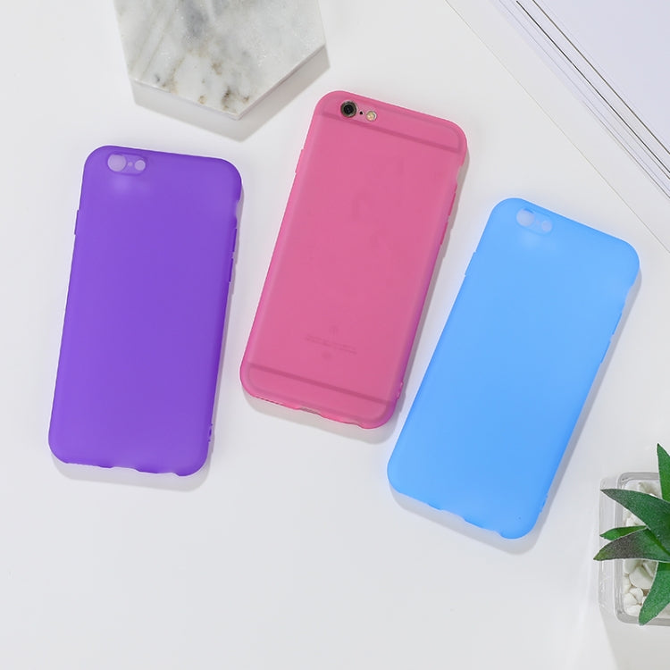 For iPhone 6 Shockproof Frosted TPU Transparent Protective Case