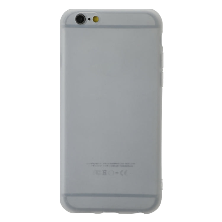 For iPhone 6 Shockproof Frosted TPU Transparent Protective Case