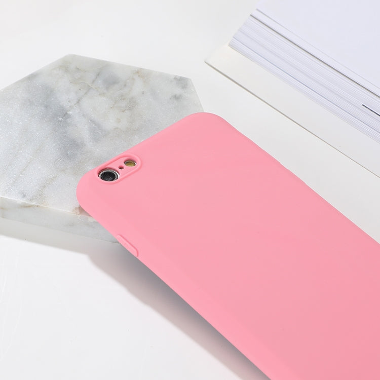 For iPhone 6 Shockproof Frosted TPU Transparent Protective Case
