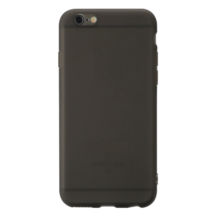 For iPhone 6 Plus Shockproof Frosted TPU Transparent Protective Case