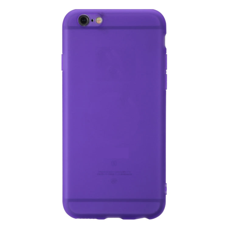 For iPhone 6 Plus Shockproof Frosted TPU Transparent Protective Case