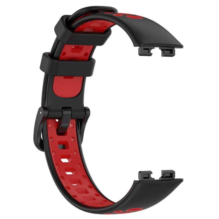 For Huawei Band 8 Two Color Silicone Replacement Watch Band