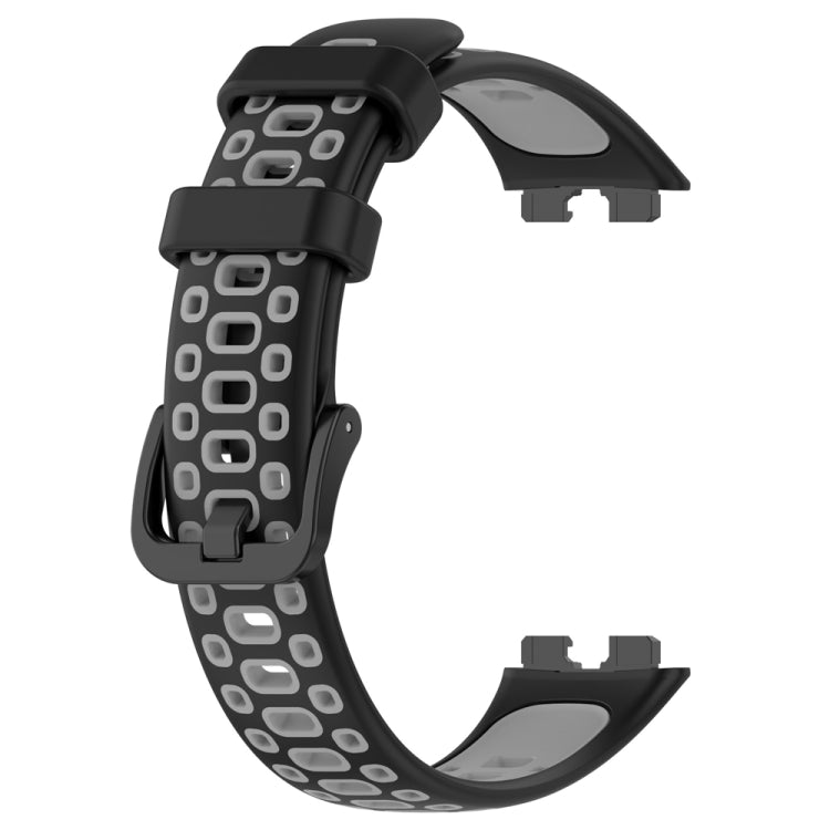 For Huawei Band 8 Two Color Silicone Replacement Watch Band