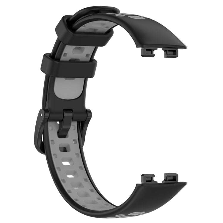 For Huawei Band 8 Two Color Silicone Replacement Watch Band