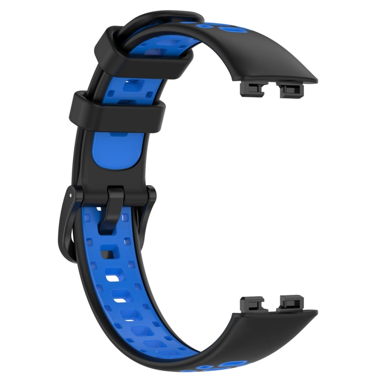 For Huawei Band 8 Two Color Silicone Replacement Watch Band