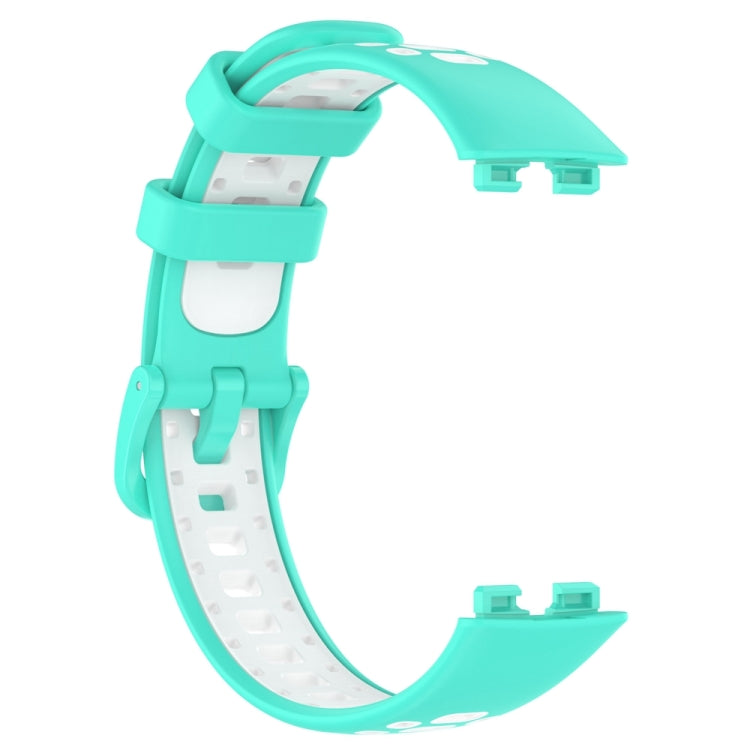 For Huawei Band 8 Two Color Silicone Replacement Watch Band