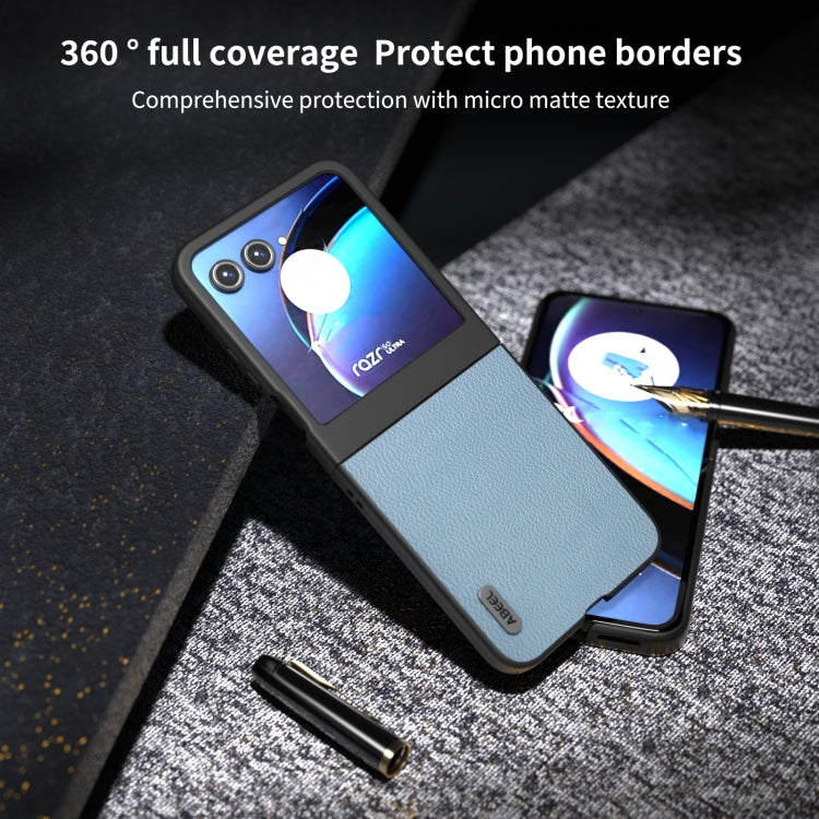 For Motorola Razr 50 ABEEL Black Edge Genuine Mino Phone Case