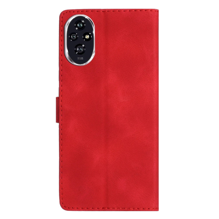 For Honor 200 Flower Butterfly Embossing Pattern Leather Phone Case