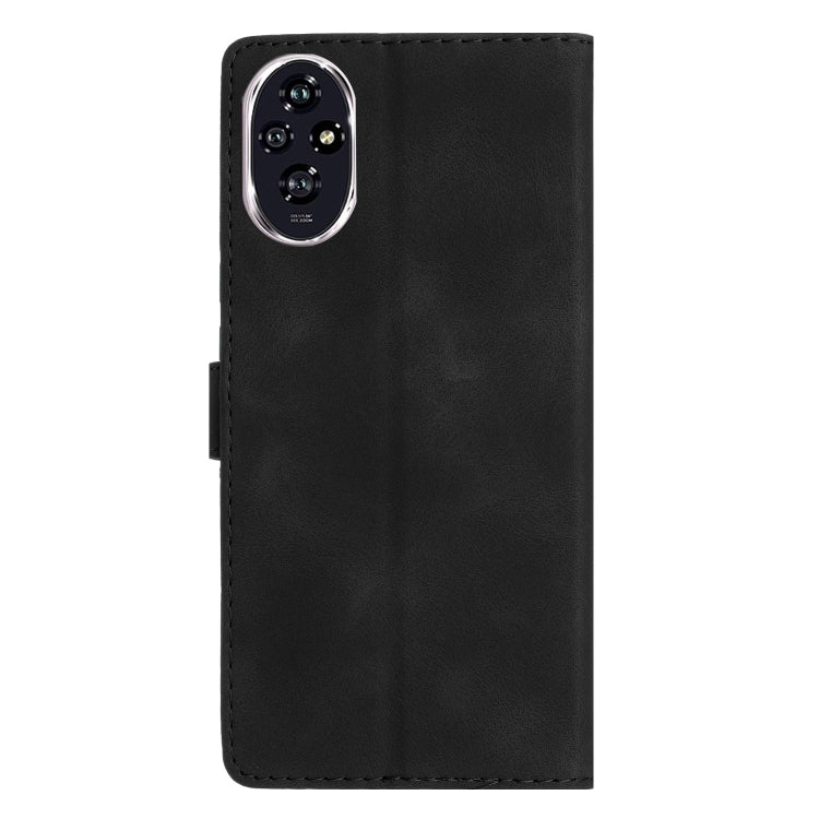 For Honor 200 Flower Butterfly Embossing Pattern Leather Phone Case