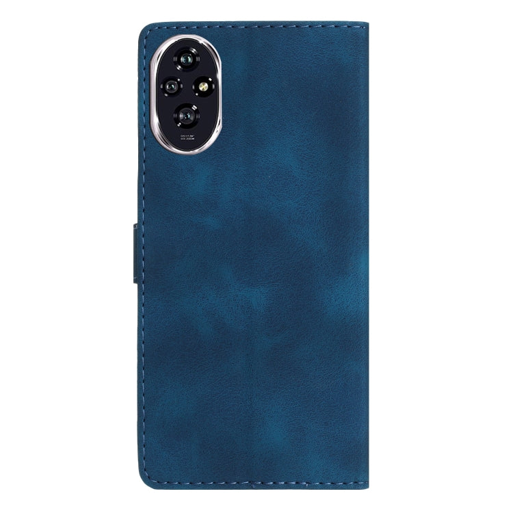 For Honor 200 Pro Flower Butterfly Embossing Pattern Leather Phone Case