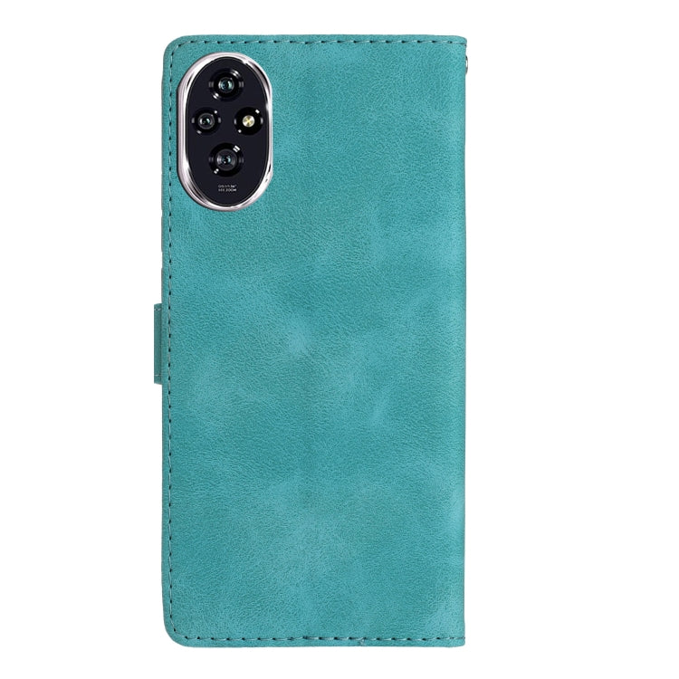 For Honor 200 Pro Flower Butterfly Embossing Pattern Leather Phone Case