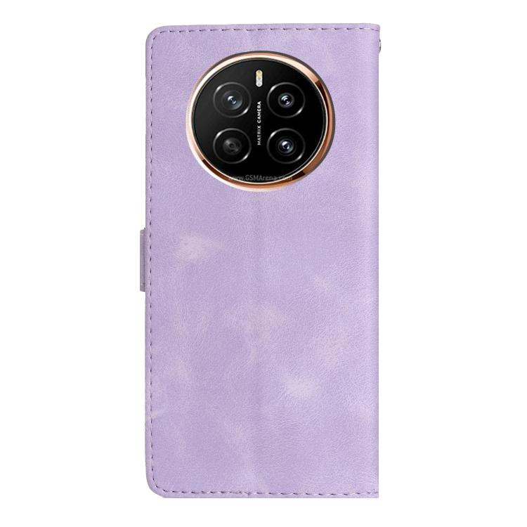 For Honor Magic7 Flower Butterfly Embossing Pattern Leather Phone Case