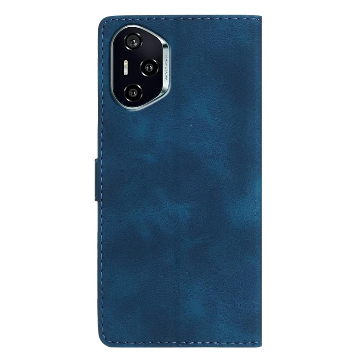 For Honor 400 Global 156.5mm Flower Butterfly Embossing Pattern Leather Phone Case