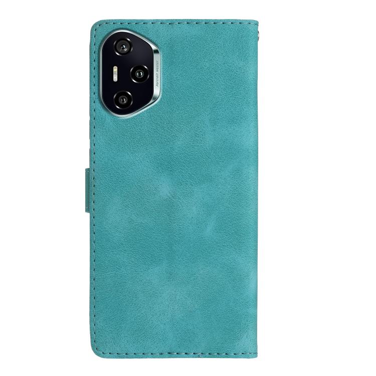 For Honor 400 Global 156.5mm Flower Butterfly Embossing Pattern Leather Phone Case