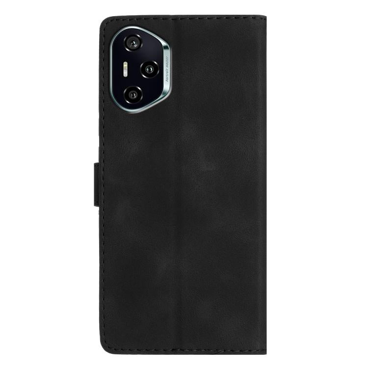 For Honor 400 Global 156.5mm Flower Butterfly Embossing Pattern Leather Phone Case