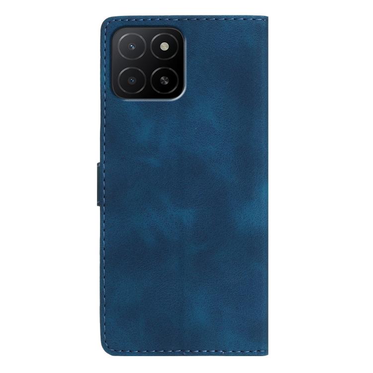 For Honor X5b Plus Flower Butterfly Embossing Pattern Leather Phone Case