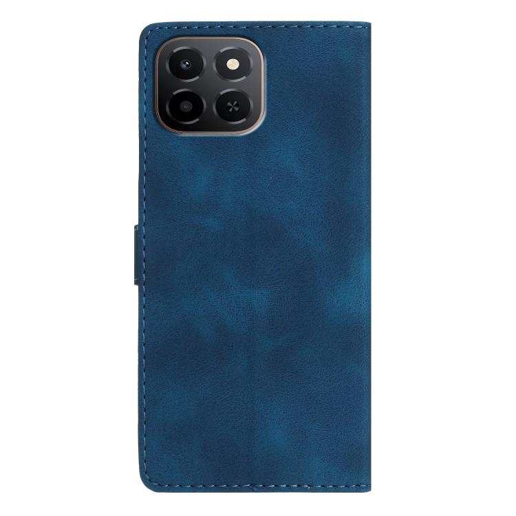 For Honor X6c 4G Flower Butterfly Embossing Pattern Leather Phone Case