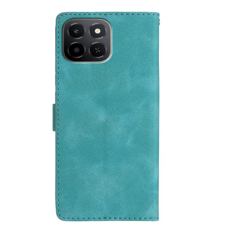 For Honor X6c 4G Flower Butterfly Embossing Pattern Leather Phone Case