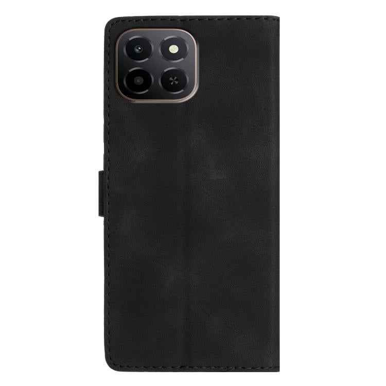 For Honor X6c 4G Flower Butterfly Embossing Pattern Leather Phone Case