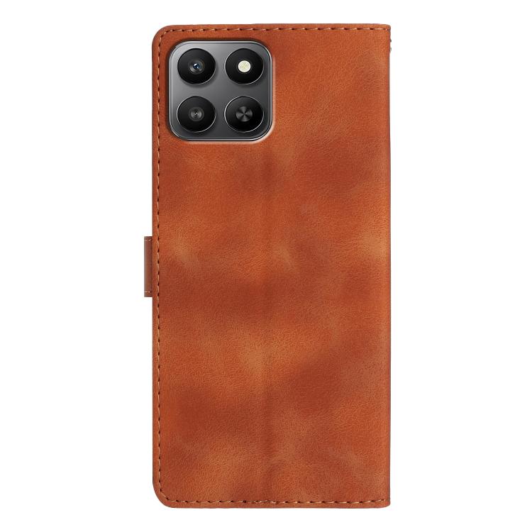For Honor 400 Smart 5G Flower Butterfly Embossing Pattern Leather Phone Case