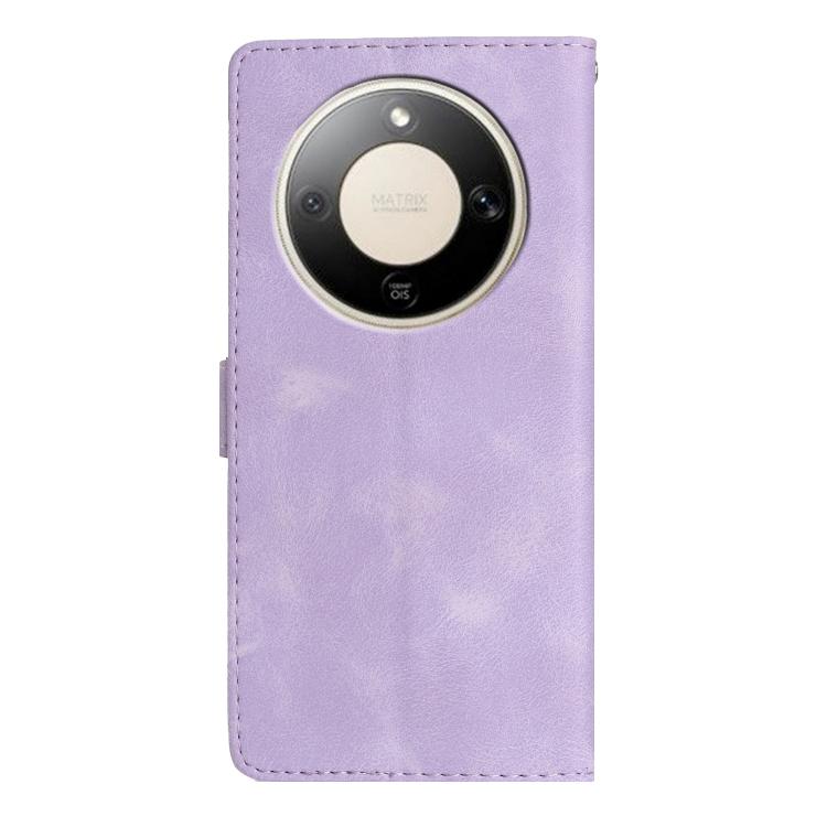 For Honor X9d 5G Flower Butterfly Embossing Pattern Leather Phone Case