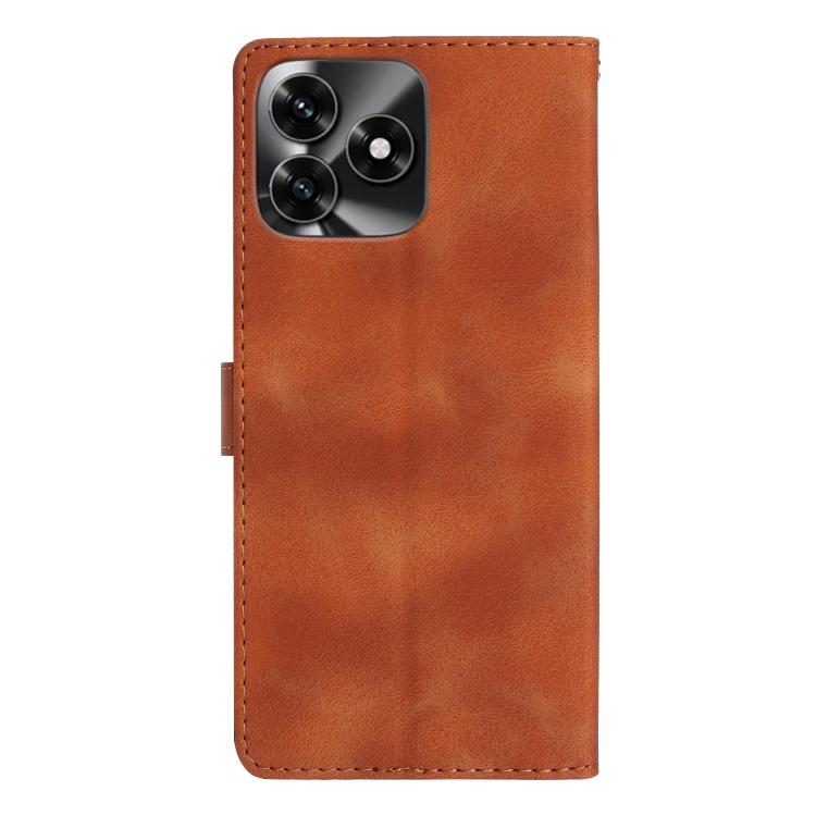 For Honor X5c 4G Flower Butterfly Embossing Pattern Leather Phone Case