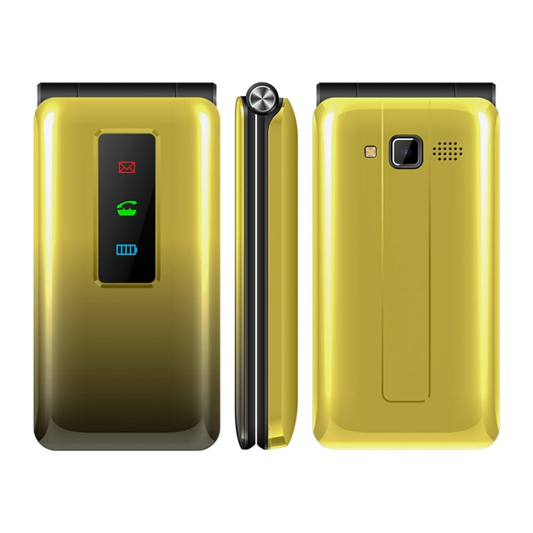 UNIWA T320E Flip Phone, 2.4 inch, SC6531E, Support Bluetooth, Torch, FM, GSM, Dual SIM