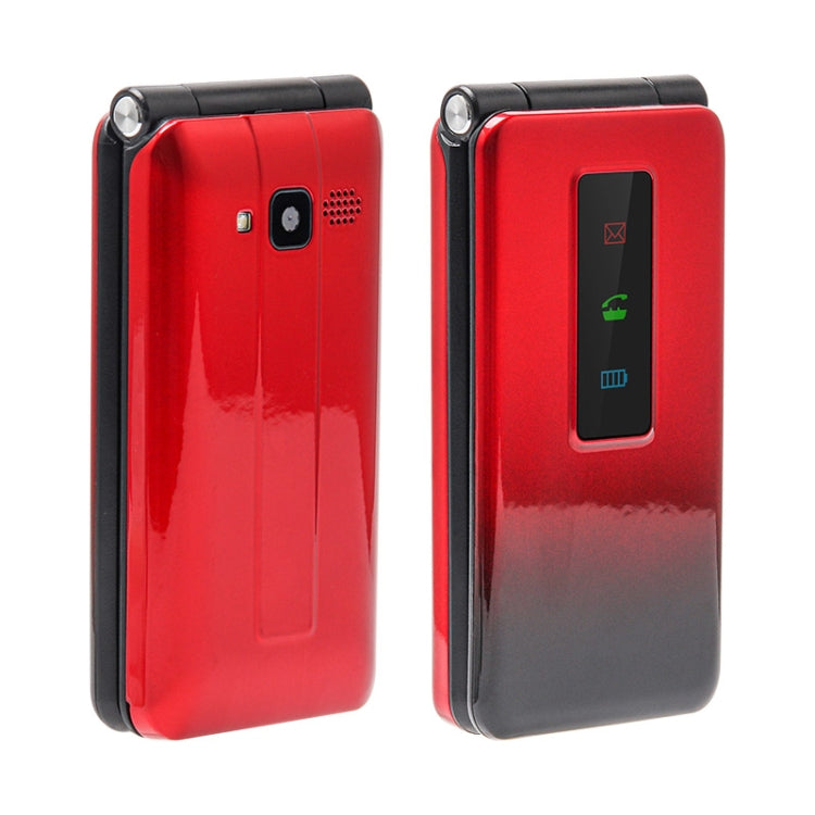 UNIWA T320E Flip Phone, 2.4 inch, SC6531E, Support Bluetooth, Torch, FM, GSM, Dual SIM