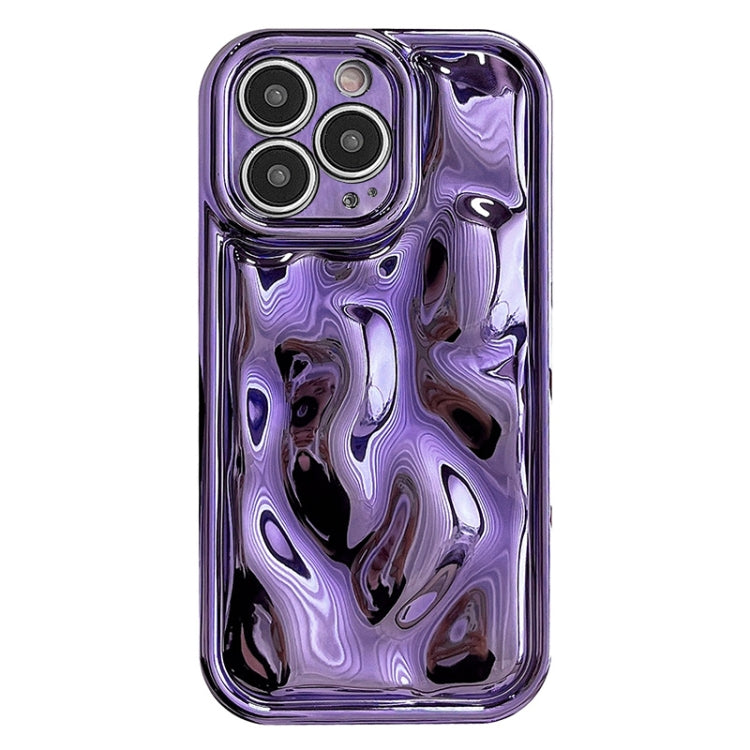 For iPhone 16 Pro Electroplating Meteorite Texture TPU Phone Case