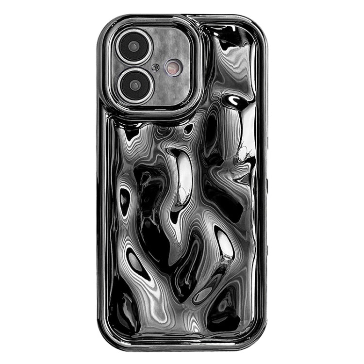 For iPhone 16 Electroplating Meteorite Texture TPU Phone Case